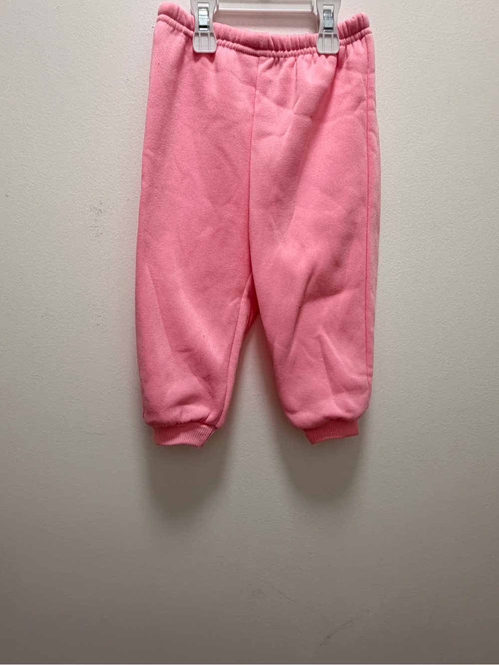 SHEIN Baby Pink Fleece Joggers for Kids